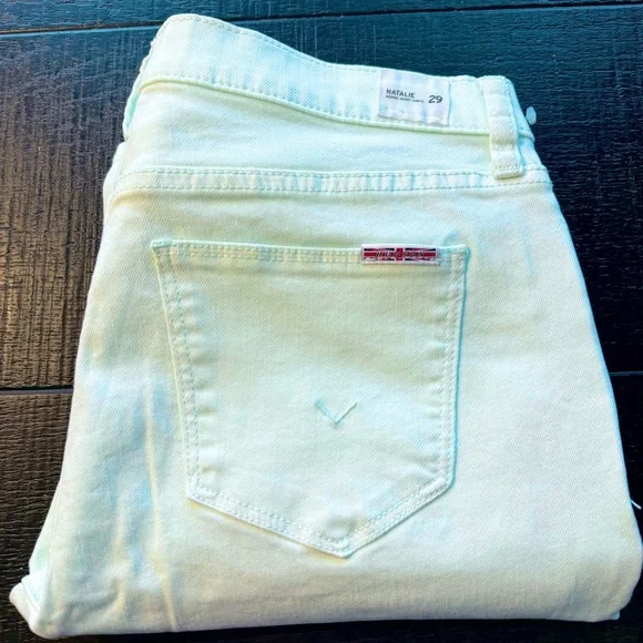 HUDSON Women’s Natalie Midrise Skinny Ankle Mint Green Jeans Size 29 (6-8)